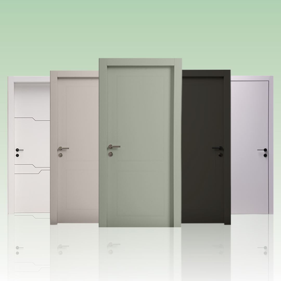 לחיצה להגדלת תמונה דלתות פנים עם תו תקן, הדמייה